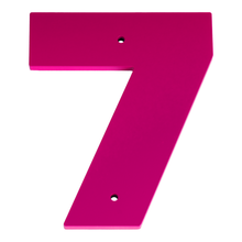 1/4 Inch Thick Laser Cut Steel Letters and Numbers - Proxima Nova Font, Pink, 6 Inch