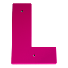 1/4 Inch Thick Laser Cut Steel Letters and Numbers - Proxima Nova Font, Pink, 6 Inch